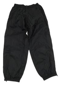 Čierne šušťákové nepromokavé nohavice