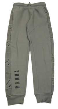 Šedé tepláky se vzorovaným pruhem Primark