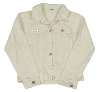 Smetanová riflová bunda Tu