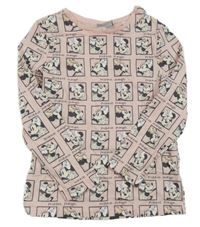 Světlerůžové triko s Minnie Disney