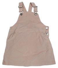 Svetloružové na traké menšestrové šaty F&F