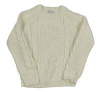 Biely vzorovaný sveter Primark