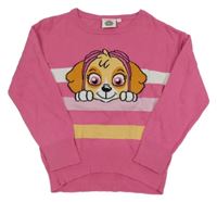 Ružový ľahký sveter s Tlapkovou patrolou Nickelodeon
