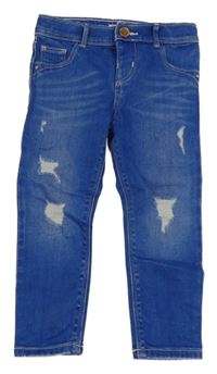 Modré skinny rifle s prošoupáním River Island