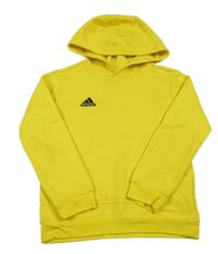 Žlutá mikina s logem a kapucí Adidas