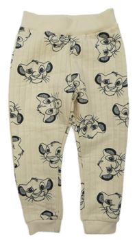Smetanové žebrované tepláky se Simbou Primark