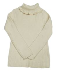 Smotanový rebrovaný úpletový rolák George