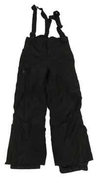 Černé šusťákové laclové funkční oteplovačky Crivit