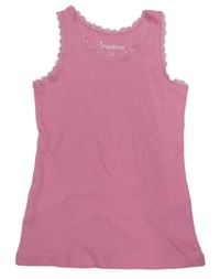 Ružová košieľka  s čipkou Impidimpi