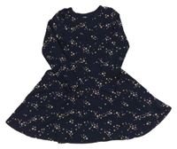 Tmavomodré šaty s hviezdami H&M