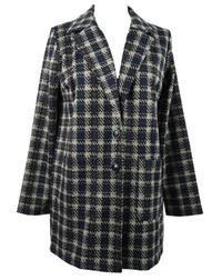 Dámský tmavomdoro-béžový kostkovaný blejzr Betty Barclay 