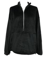 Dámska čierna zamatová mikina Beloved