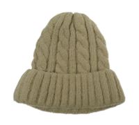 Dámska béžová pletená čapica