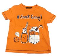 Neónově oranžové tričko s obrázkom George