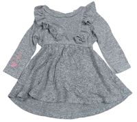 Svetlosivé úpletové šaty River Island