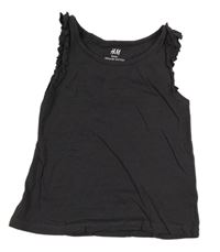 Sivý top s volánom zn. H&M