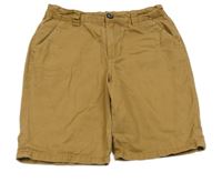 Hnědé plátěné chino kraťasy Denim Co.