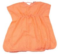 Neónově ružová čipková plážová tunika Primark