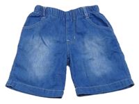 Tmavomodré rifľové kraťasy