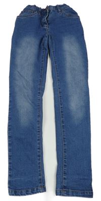 Tmavomodré elastické rifle John Baner