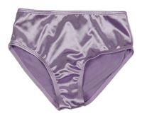 Fialové zamatové plavkové nohavičky