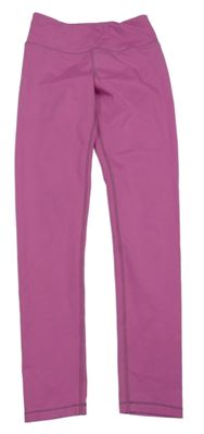 Růžové sportovní legíny H&M