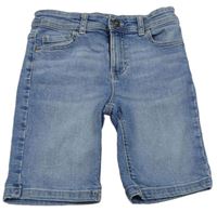 Světlemodré riflové skinny kraťasy Denim 