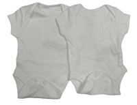 2 bílé body Primark