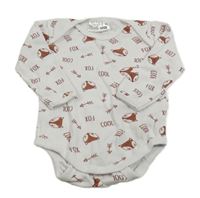 Bílé body s liškami Ergee 