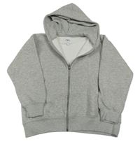 Sivá prepínaci mikina s kapucňou Zara