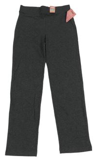 Nové - Tmavosivé melírované teplákové nohavice Dunnes