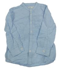 Svetlomodrá ľanová košeľa Sfera