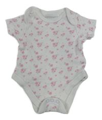 Bielo-ružové kvetované body Early Days