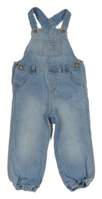 Světlemodré laclové rifle H&M