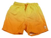 Oranžové ombré plážové kraťasy Primark 