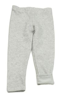 Šedé melírované zateplené legíny F&F