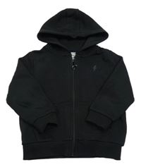 Čierna prepínaci mikina s bleskom a kapucňou F&F