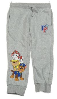 Šedé melírované tepláky s Paw Patrol C&A
