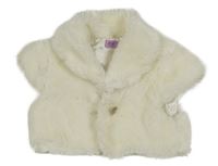 Smotanové kožušinové podšité bolerko F&F