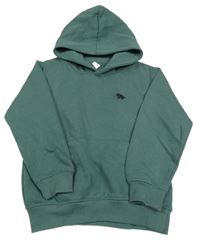 Zelená mikina s klokaní vreckom a kapucňou Dopodopo