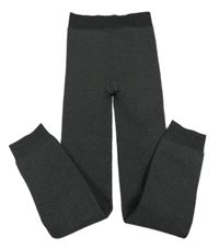 Tmavosivé zateplené legíny Primark