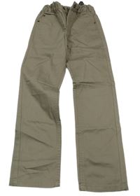 Béžové plátěné kalhoty Alive 