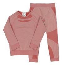2set - Světlerůžové spodní triko + kalhoty Lupilu