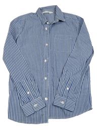 Námořnicky modro-bílá kostkovaná košile H&M
