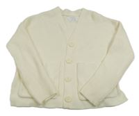 Smotanový rebrovaný prepínaci sveter ZARA