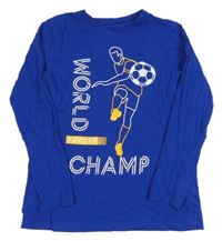 Safírové triko s fotbalistou PRIMARK