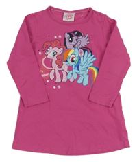 Tmavorůžové šaty s pony name it.