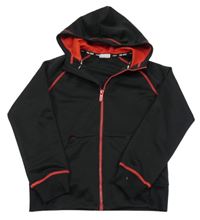 Čierna prepínaci športová mikina s kapucňou H&M