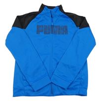 Modro-černá propínací sportovní mikina s logem PUMA