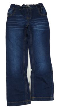 Tmavomodré teplákové rifle Mothercare